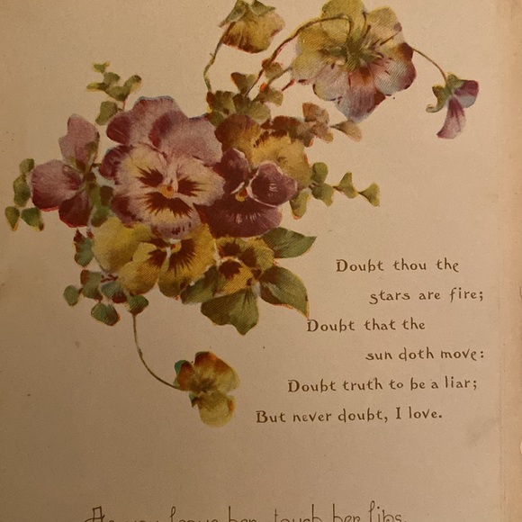 Antique Valentine Booklet: The Birds Message of Love - Picture 6 of 9